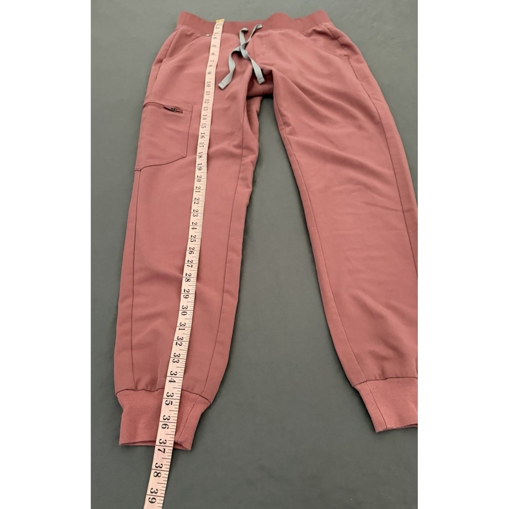 FIGS Scrub Pants Women's Size XS Mauve Zamora Jogger Cargo Drawstring Stretch - Picture 5 of 9